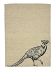 Pheasant Side Profile Linen Tea Towel
