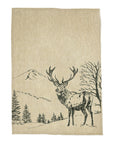 Scenic Stag Linen Tea Towel