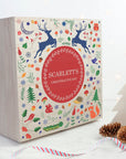 Personalised Festive Woodland Red Christmas Eve Box