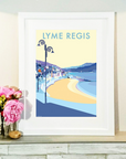 Lyme Regis Vintage Travel Poster Print