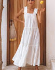 La Palma Linen Maxi Dress-0