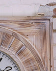 Large Square Wall Clock 80cm Antique Style
