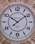 Large Square Wall Clock 80cm Antique Style