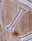 Large Square Wooden Clock 60cm 2 Colours