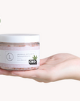 CBD Lavender Natural Bath Salt Soak with CBD. Made with Dead sea, Epsom and Himalayan salts-0