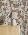 Layton Children's Bear Wallpaper