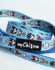 Blue Chihuahua Print Exclusive Lead by My Chi and Me