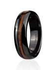 Black Ceramic Ring for Men