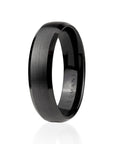 Ceramic Ring for Men in Black Finish