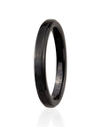 Black Ceramic Ring for Men