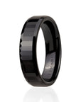Black Ceramic Ring for Men