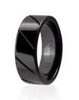 Black Ceramic Ring for Men