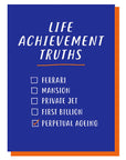 Life Achievement Truths Card