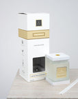 Luxury Square Diffuser - Rosa blanco