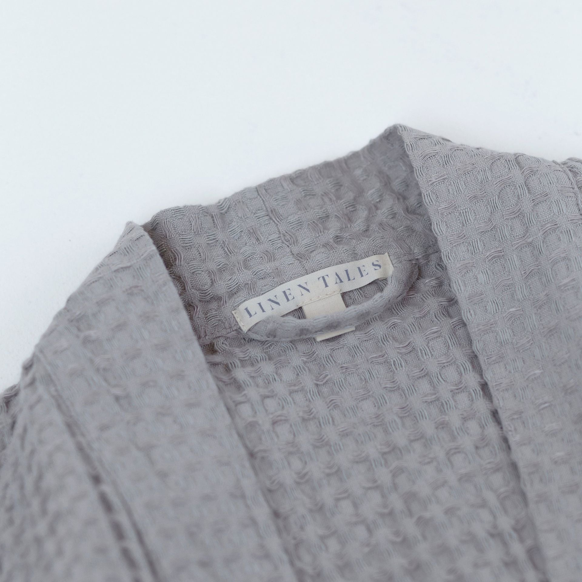 Honeycomb Waffle Linen Bathrobe