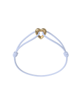 Golden Heart Cord Bracelet