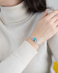 Blue Soho Cord Bracelet