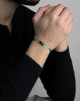 Carbon Regent Cord Bracelet