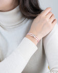 Silver Soho Diamond Cord Bracelet