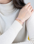 Silver Soho Cord Bracelet