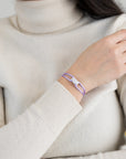 Snow Regent Cord Bracelet