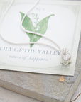 Lily Of The Valley Flower Silver Charm