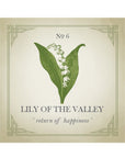 Lily Of The Valley Flower Silver Charm