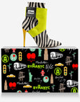 Limited Edition Vegan Stiletto Boots BYMANYC ® New York Futurista Noir-2