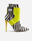 Limited Edition Vegan Stiletto Boots BYMANYC ® New York Futurista Noir-1