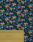 Limonata Citrus Floral Wallpaper