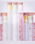 Natural Bath Salts Gift set in 8 Glass Tubes, Luxurious Bath Experience-0