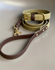 Loki Olive & Brown Colour Block Lead