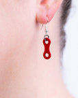 Bike Chain Earrings in 3 Colours