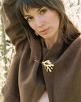 Maeve Linen Wool Blazer - Cinnamon