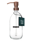 Vintage Clear Dispenser Bottles