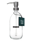 Vintage Clear Dispenser Bottles