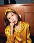 Amelie Honeybee Girls Silk Pyjama Set