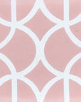 Luxury Moroccan cement tiles, premium pink-white Lotus floor and wall tiles, handcrafted exotic contemporary design by Maria Starling by Maria Starling Design at brixbailey.com
