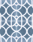 Luxury Moroccan cement floor tiles, handcrafted pink-white LOTUS design, premium contemporary wall and floor tiles, authentic artisan-made by Maria Starling Design at brixbailey.com