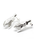SPRING Snowdrops Earrings – Handcrafted Silver, Nature Inspired by Agnes Veski Jewellery at www.brixbailey.com
