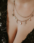 Lyra Artemis Celestial Charm Necklace