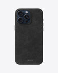 Luxurious Alcantara iPhone Case - Elegant, Shock-Absorbing & MagSafe Compatible by Luriax at brixbailey.com