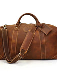 The Eira Duffle Bag | Vintage Leather Weekender