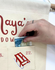 Personalised Fabric Christmas Advent Calendar - Christmas Countdown Calendar