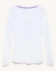 Long Sleeve V Neck Cotton Modal T-shirt