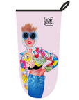 Chic in Moschino Oven Glove – Handmade & Stylish Artwork by Katrin Valgemäe at brixbailey.com