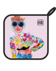 Chick in Moschino Kitchen Pot Holder