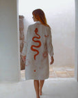 Royal Robe Kimono in Dalaman Dreamer Silk