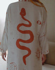 Royal Robe Kimono in Dalaman Dreamer Silk