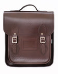 Handmade Leather City Backpack - Marsala Red Executive